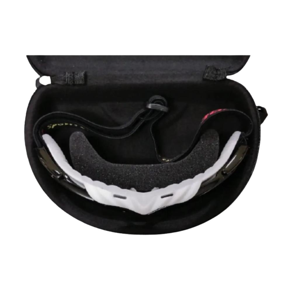 Estuche Rígido Para Goggles y Lentes Deportivos y  Médicos Con Asa Colgar