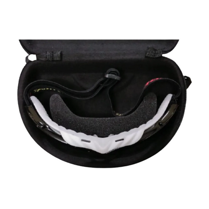 Estuche Rígido Para Goggles y Lentes Deportivos y  Médicos Con Asa Colgar